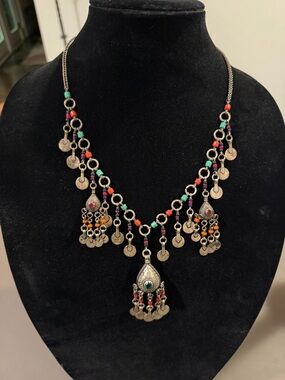 Kuchi Coin Necklace - Afghan Tribe